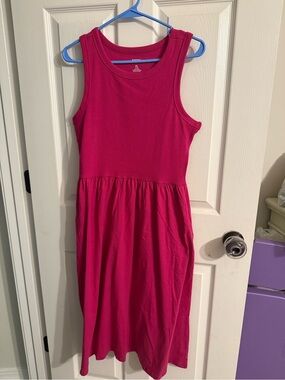 Sonoma Sleeveless Maxi Dress in Fuchsia Pink